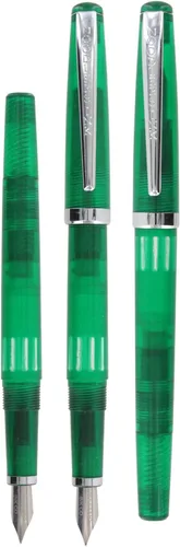 Miniatura 4 de Noodler's Max Emerald Piston Fill Flex Nib FP