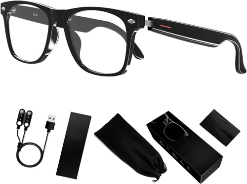 Miniatura 12 de Anteojos inteligentes con canciones escuchables, lentes de sol inalámbricos Bluetooth inteligentes para mujeres y hombres