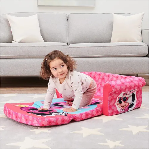 Miniatura 6 de Muebles Marshmallow para niños, sofá de espuma 2 en 1, Minnie Mouse, por Spin Master