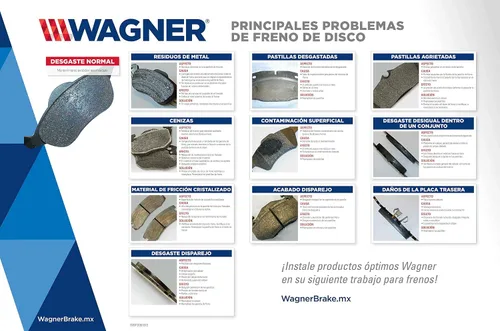 Miniatura 2 de Wagner QS ZD1711 - Juego de pastillas de freno de disco, bordes biselados para paradas suaves y silenciosas, compatible con Mazda 6 2014-2020