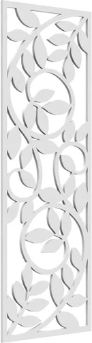 Miniatura 73 de 9 3/8"W x 24 3/8"H x 1/4"T Utica Decorativo Fretwork Madera Paneles de Pared, Abedul