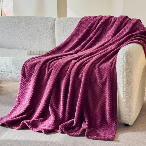 Miniatura 12 de Simple&Opulence Manta naranja quemada para sofá, manta supersuave y esponjosa para mujer, 50 x 60 pulgadas, acogedora y ligera manta de forro polar