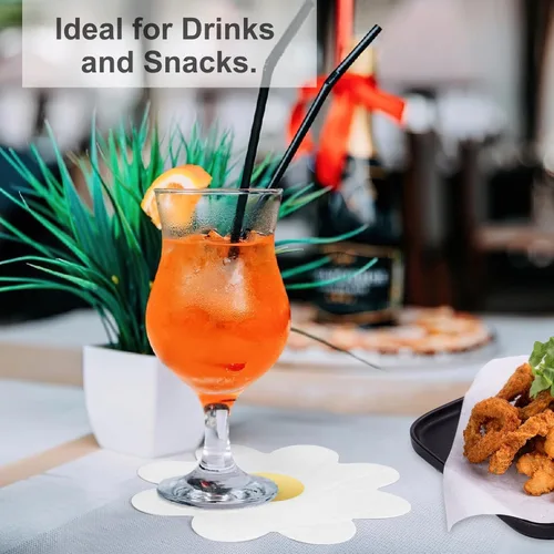Miniatura 5 de Servilletas de papel desechables con margaritas doradas, bonitas servilletas de papel metálico dorado para tocador, boda, vacaciones, fiesta de Oro