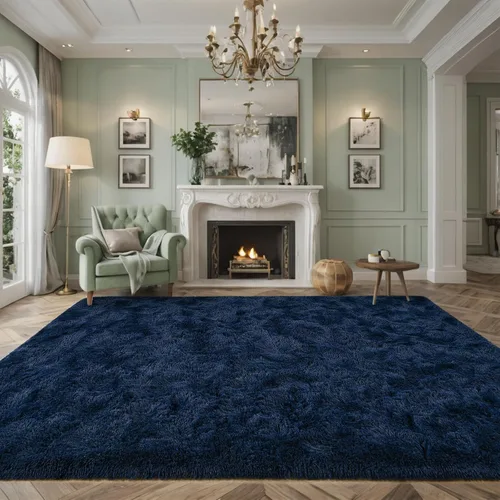 Miniatura 23 de Nuttumico Alfombras de Pasillo Suaves de 2x4 Pies para Dormitorio y Sala de Estar, Alfombra Mullida de Felpa, Alfombras de Área Antideslizantes Tie