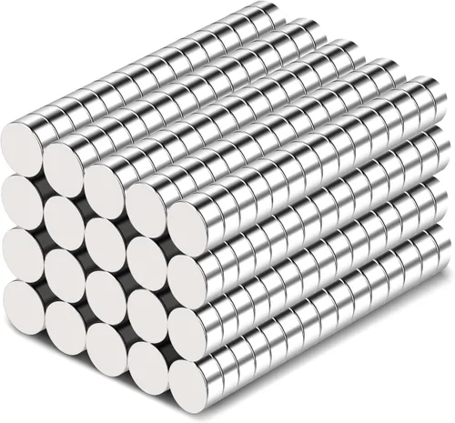 Miniatura 12 de TRYMAG 60 unidades de imanes de neodimio pequeños para refrigerador de tierras raras de 10 x 2 mm, imanes redondos pequeños multiusos en miniatura