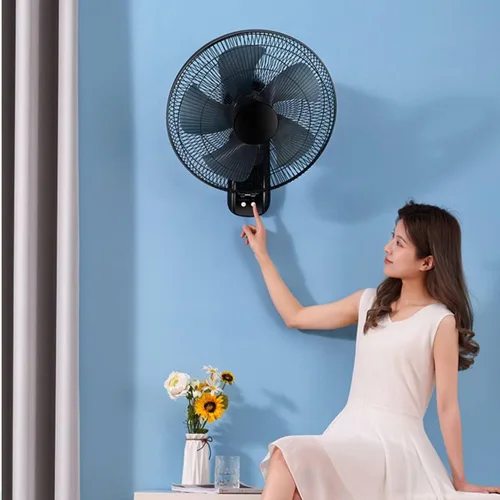 Miniatura 3 de Ventilador de montaje en pared para decoración de almacén, proporciona refrigeración silenciosa, ventilador industrial de 20 pulgadas montado