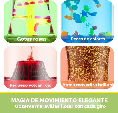 Miniatura 5 de JOYIN Paquete de 4 Tubos Fidget para Niños, Tubos Sensoriales, Juguete para Aliviar el Estrés, Terapia del Habla, Juguetes Calmantes para Niños