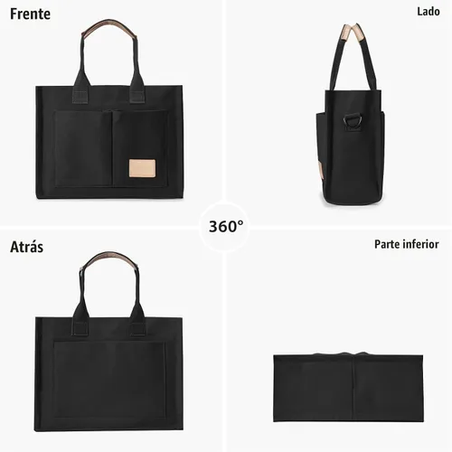 Miniatura 7 de GASSDA Canvas Tote Bag for Women Crossbody Work Purse with Pockets Top Handle Handbag Satchel Bags for Travel Nurse Teacher