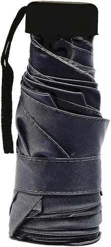 Miniatura 2 de Smartcoco Mini paraguas de bolsillo con funda impermeable resistente al viento, paraguas de viaje compacto plegable