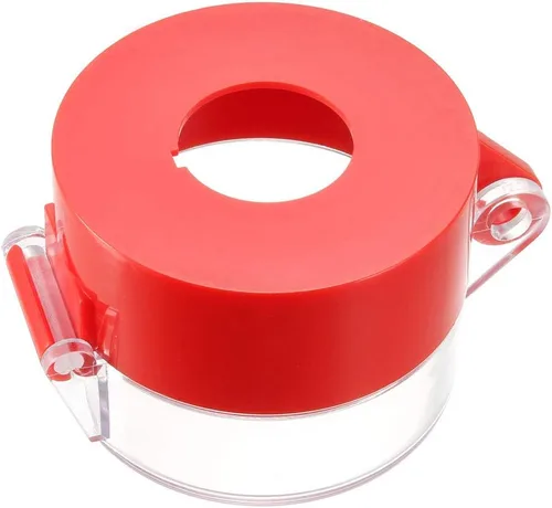 Miniatura 5 de uxcell Protector de plástico transparente para interruptor de 0.866 in de diámetro, interruptor de botón de 55 x 43 pulgadas