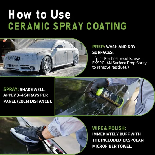 Miniatura 6 de Recubrimiento en aerosol de grafeno (473 ml) - Revestimiento cerámico UV para autos - Spray de cera para autos 3-en-1 de próxima generación para un