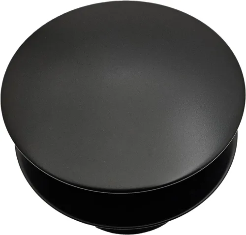 Miniatura 6 de Westbrass D398R-62 Tapón de drenaje de bañera con punta de hongo de rosca gruesa NPSM de 1-1/2 pulgadas, negro mate Mate negro