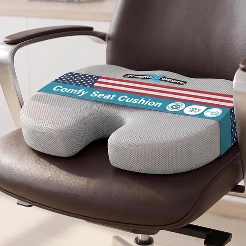 Miniatura 9 de Xtreme Comforts Cojines de asiento Cojines de silla de oficina para escritorio, automóvil, silla de ruedas Cojín ergonómico de espuma