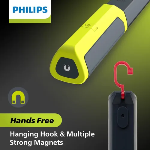 Miniatura 5 de Philips Xperion 6000 LED faro luz de trabajo, linterna profesional de 300 lúmenes con luz de inundación difusa y foco giratorio para mecánicos