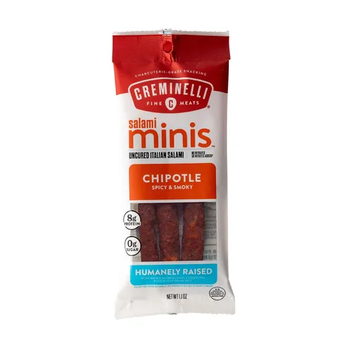 Miniatura 11 de Creminelli - Colaciones pequeñas de salami original con fabricación a conciencia en los Estados Unidos Es amigable con cerdo, keto y paleo. Cuenta