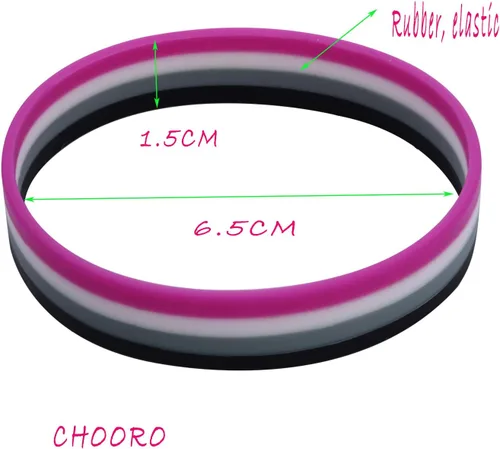 Miniatura 2 de CHOORO Pulsera LGBT Orgullo Gay Pulseras de Goma de Silicona Arco Iris Pulseras LGBTQ Joyería Orgullo Gay Regalos