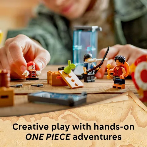 Miniatura 4 de LEGO One Piece Buggy The Clown's Circus Tent Bloques de construcción – Juguete de construcción creativo para niños y niñas, 8+ – 4 figuras