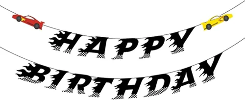 Miniatura 6 de Cartel de feliz cumpleaños, decoraciones para fiestas de cumpleaños, baby shower, niños y hombres, suministros para fiesta de cumpleaños (B)