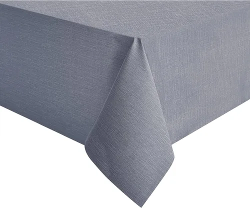 Miniatura 21 de NLMUVW - Mantel de plástico transparente 100% resistente al agua, a prueba de aceite y derrames, mantel de PVC, fácil de limpiar, para cocina