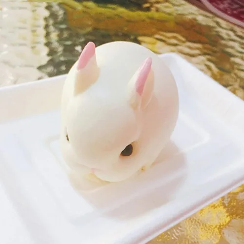 Miniatura 2 de OCPO KITCHEN Molde de Silicona 3D de Conejo de Pascua para Hornear Pastel de Mousse en Forma de Conejo, Postre Francés, Chocolate, Repostería