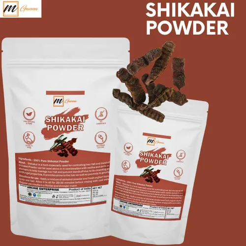 Miniatura 3 de Shikakai/Acacia Concinna Powder 100% puro para el cuidado del cabello Limpiador y acondicionador natural para el cabello 0.50 libras / 227 GMS / 8