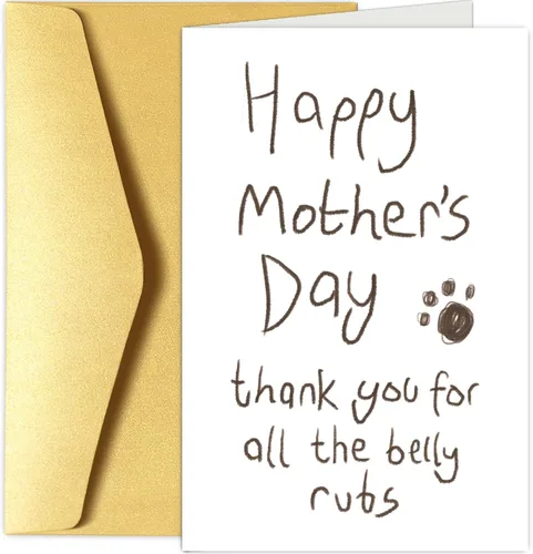 Miniatura 7 de Chenive Tarjeta del día de la madre de la abuela, tarjeta feliz del día de la madre de hija hijo, increíble mamá y tarjeta de abuela de patada