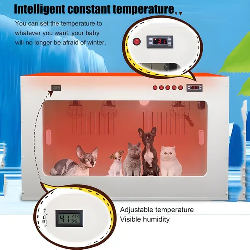 Miniatura 3 de Cat Incubator for Puppies, Pet Incubator Box, Pet Brooder Nursery with Heating, Cat Whelping Box Pet Incubator Box for Dog, Constant Temperature