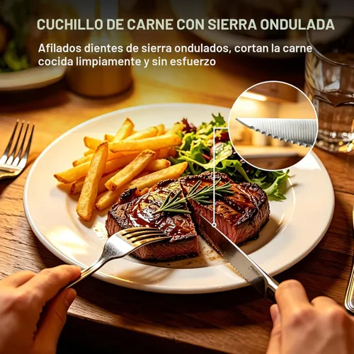 Miniatura 7 de Juego de Cuchillos de Cocina, FIKSHOT Juego de Cuchillos de Acero Inoxidable Premium con Bloque, Cuchillo Santoku Súper Afilado y Cuchillos