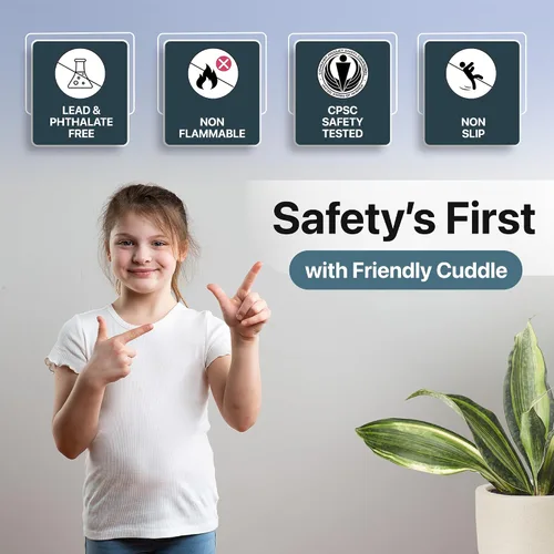 Miniatura 4 de Columpio sensorial de interior para niños o exterior – Soporta 300 libras, doble capa y giro de 360°, columpio hamaca de terapia de compresión