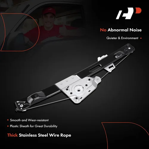 Miniatura 4 de A-Premium Regulador de Elevalunas Eléctrico sin Motor de Repuesto para BMW E90 E91 323i 325i 328i 330i 335i M3 Trasero Izquierdo Lado del Conductor