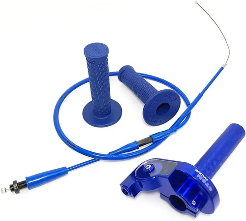 7/8 pulgadas 0.866 in acelerador Twist Grip CNC aluminio con cable de acelerador y agarre de manillar para 50cc 125cc 150cc 250cc Dirt Bike