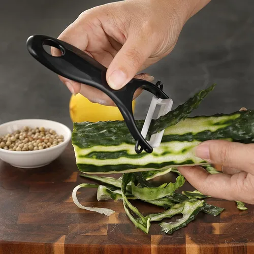 Miniatura 7 de Juego de cuchillos de cocina de 5 piezas, juego de cuchillos sin bloque con fundas, hoja afilada de acero inoxidable y mango cómodo, juego