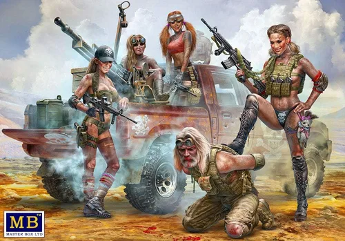 Miniatura 4 de Masterbox Bundle LOT of Desert Battle Series 4 Kits de plástico 1/35