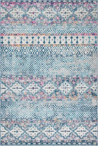Miniatura 31 de SAFAVIEH Madison Collection - Alfombra decorativa de 2 pies 3 pulgadas x 4 pies, color carbón y gris, diseño bohemio chic, no desprende pelusa