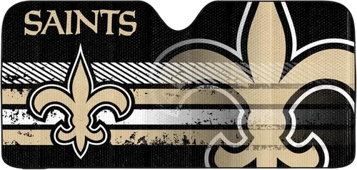 Miniatura 11 de Fanmats Parasol Solar Automático para Parabrisas de la NFL, Protector Solar Visera Solar Acordeón Tri-plegable para Almacenamiento 59" x 29.5