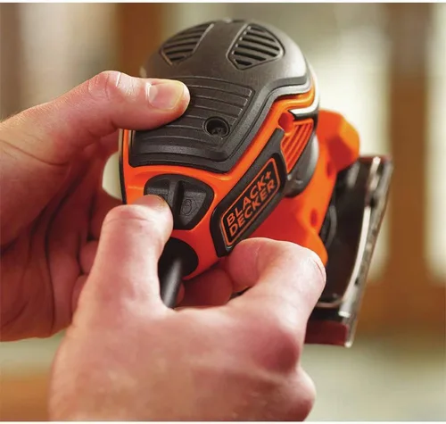 Miniatura 8 de Black+Decker BDEQS300 - Lijadora orbital de 1/4 de hoja