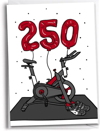 Miniatura 9 de Felicitaciones 1,000 Rides Cyclist Card
