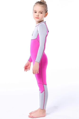 Miniatura 2 de Traje de neopreno completo de 0.118 pulgadas con cremallera trasera para esnórquel, natación, buceo
