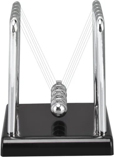 Miniatura 5 de Pissente Bola de péndulo de equilibrio, bolas de péndulo de metal de equilibrio Newtons, juegos de oficina, decoración de escritorio, accesorios