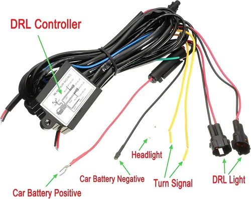 Miniatura 3 de iJDMTOY, relé de caja de módulo de controlador de prendido/apagado de luz LED de día universal, 1 unidad