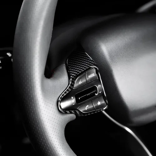 Miniatura 4 de Cubierta del botón de control del volante compatible con Hyundai Veloster JS N line 2019-2022 Hyundai Kona N Hyundai Elantra CN7 N Hyundai i30