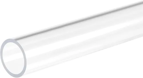 Miniatura 7 de MECCANIXITY Tubo de acrílico rígido redondo transparente 1mm(0.04") DI 3mm(1/8") DE 305mm(12") para lámparas y linternas, sistema de refrigeración