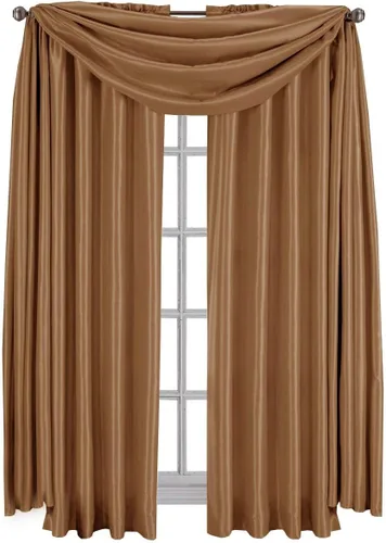 Miniatura 28 de Royal Hotel Bedding Soho cenefa recta blanca, patrón sólido, 70 x 17 pulgadas Blanco