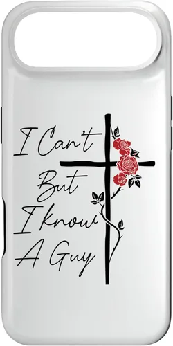 Miniatura 27 de I Can't But I Know A Guy Jesus Cross Flowers Case for iPhone 17