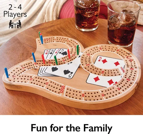 Miniatura 2 de Mainstreet Classics juego de Cribbage tradicional, de madera, 29 pulgadas (versión US)