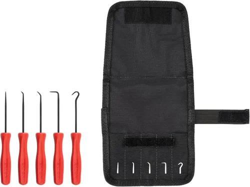 Miniatura 2 de TEKTON Juego de picos y ganchos puntiagudos con funda (5 piezas) PNH90402 Fabricado en EE. UU