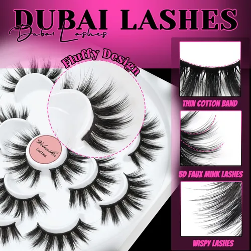 Miniatura 70 de Veleasha Pestañas postizas de manga puntiagudas, 100% hechas a mano, aspecto natural, pestañas postizas ligeras con banda transparente suave
