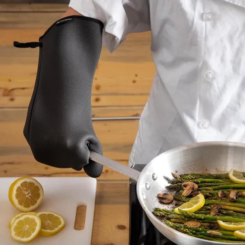 Miniatura 4 de San Jamar Ultigrip - Manopla de horno con protección contra el calor y el frío para cocinar, panaderías, cocinas y restaurantes, neopreno, 17