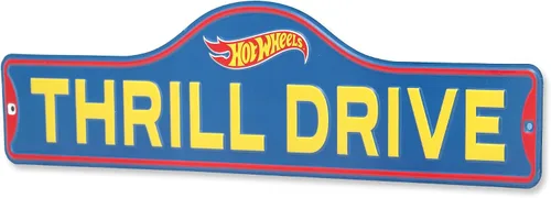 Miniatura 2 de Mattel Hot Wheels - Letrero de metal para dormitorio, sala de juegos o garaje