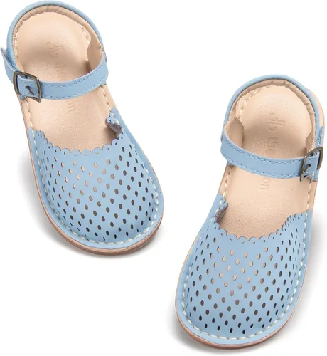 Miniatura 134 de THEE BRON Sandalias cómodas para niñas, zapatos para niños, sandalias rellenas